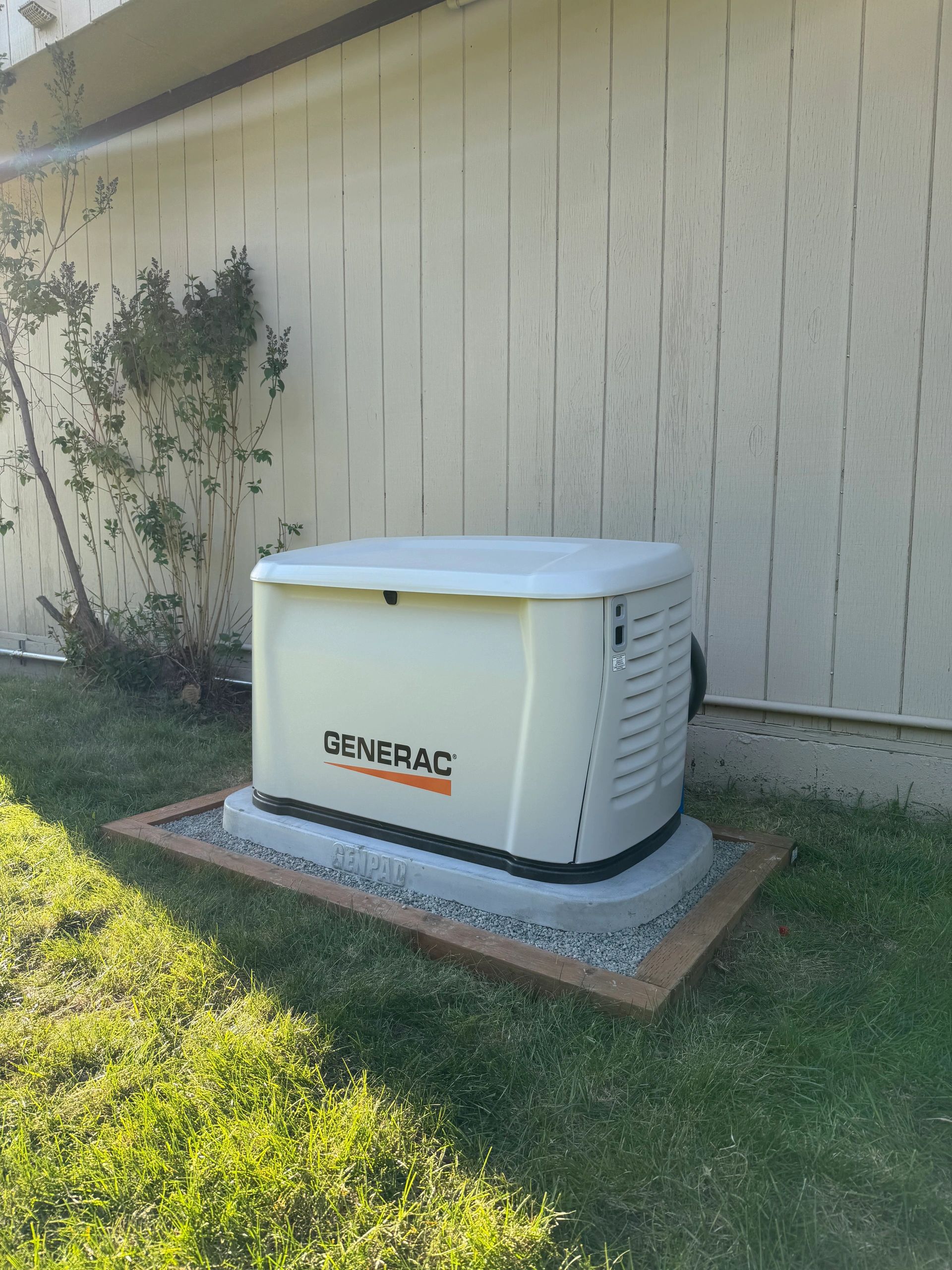Generac home standby generator installation